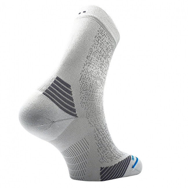 Teko Run 2.0 Short Crew calzini da corsa leggeri eco, bianchi