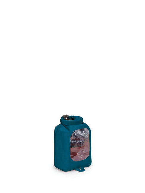 Osprey borsa impermeabile Dry Sack 3 con finestra, blu petrolio