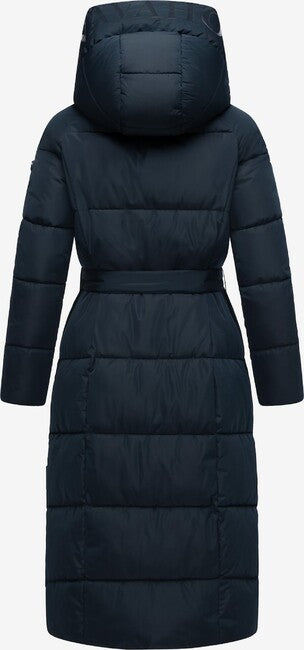 Navahoo Eisblick giacca invernale lunga da donna, blu navy