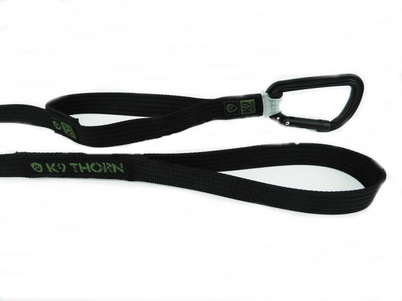 K9 Thorn Guinzaglio con 2 maniglie Express 150 cm, marrone coyote