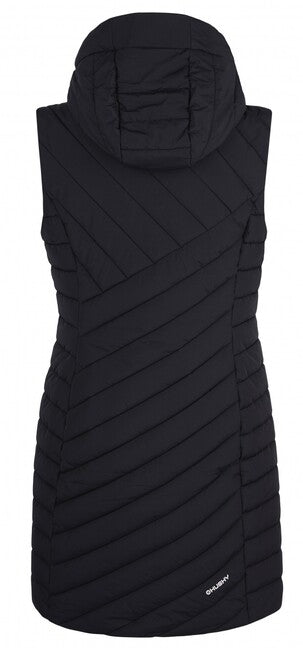 Husky Napi gilet hardshell da donna, nero