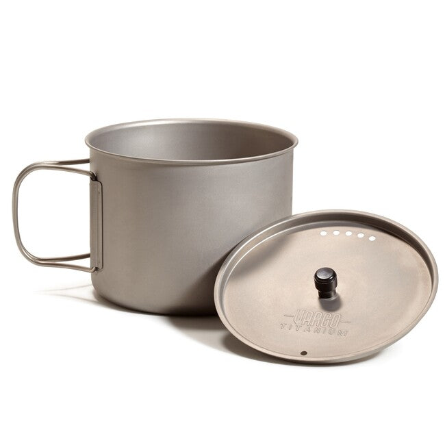 Vargo Ti-Lite Mug tazza ultraleggera in titanio con coperchio 0,9 L