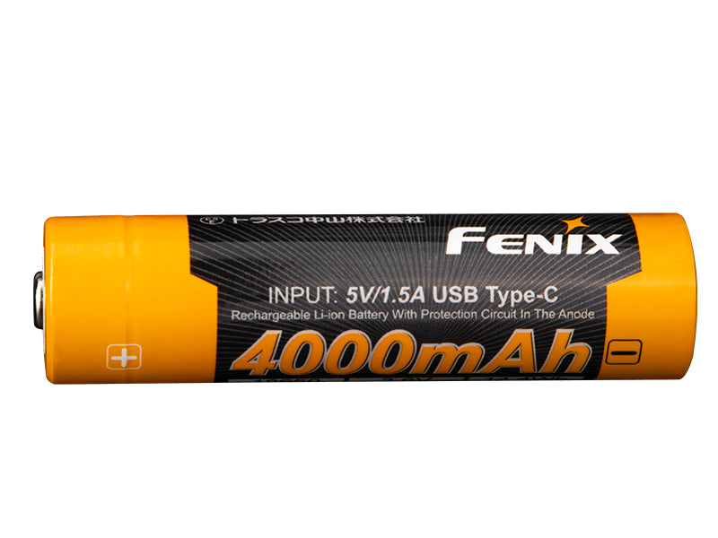 Fenix 18650 batteria ricaricabile usb-c 4000 mAh (Li-Ion)