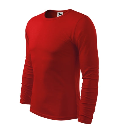 Malfini Fit-T LS maglietta ls a maniche lunghe da uomo, rosso