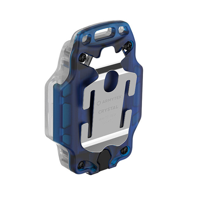 ArmyTek F07001B torcia portatile blu cristallo led blu, trasparente