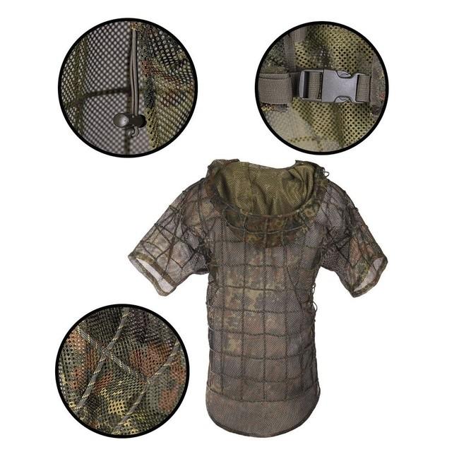 Mil-Tec Ghillie Sniper travestimento mimetico, flecktarn