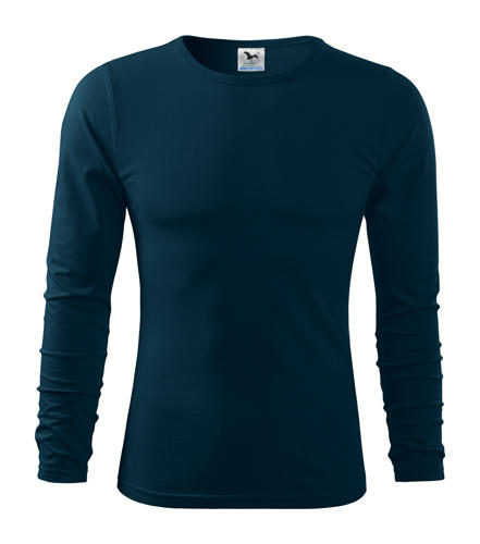 Malfini Fit-T maglietta a maniche lunghe 160g/m2, blu scuro