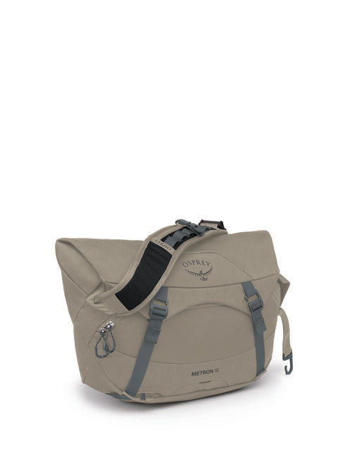 Osprey Metron Messenger borsa a tracolla, calcestruzzo, marrone.