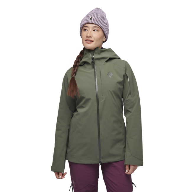 Black Diamond Recon Insulated Shell giacca impermeabile da donna, tundra