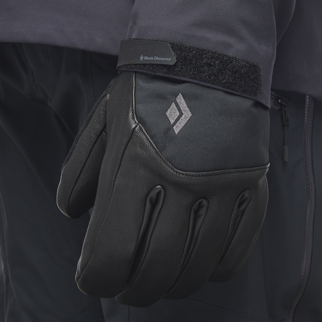 Black Diamond Legend guanti in pelle, neri