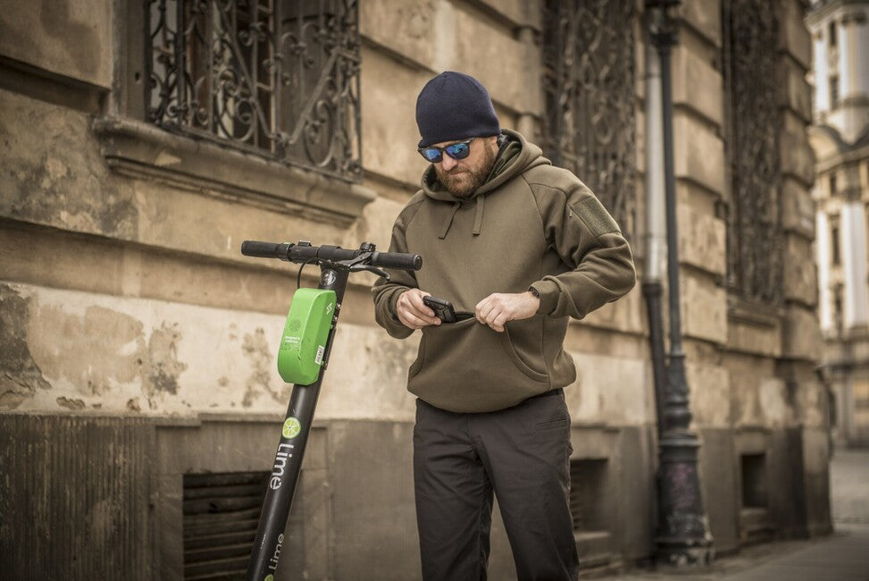 Helikon-Tex Felpa tattica urbana (canguro) - rosso