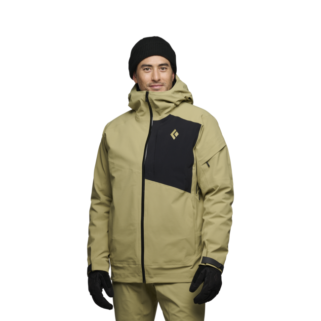 Black Diamond Recon Stretch Ski Shell da uomo, cedro-nero