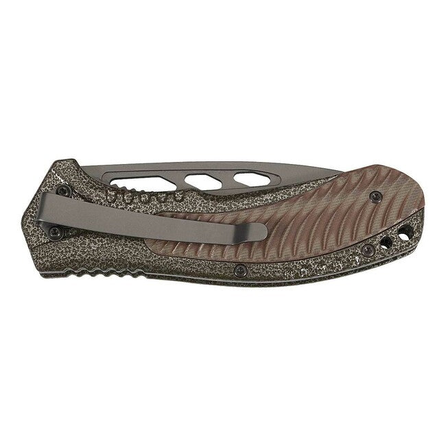 Herbertz TOP-Collection coltello 8,7 cm , marrone sabbia fodero in nylon G10