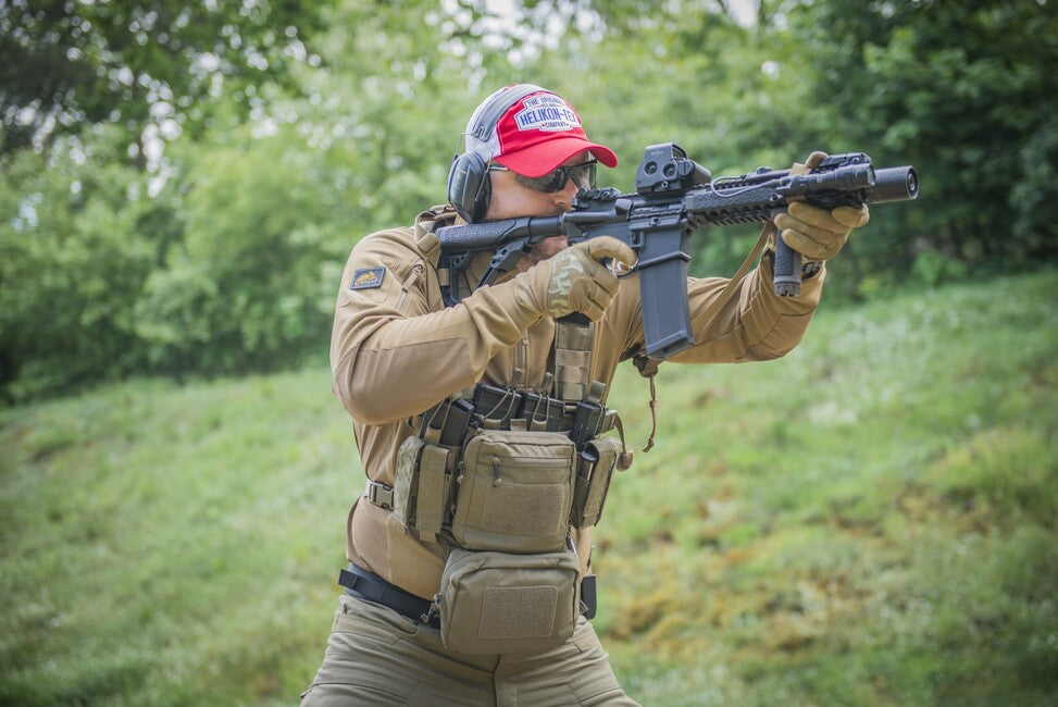 Helikon-Tex Range Tactical guanti, coyote / verdi adattivo