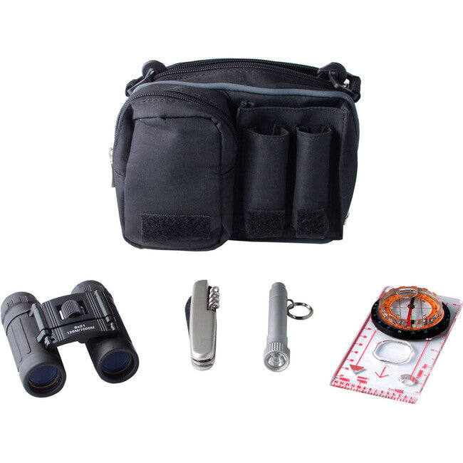 Baladeo PLR101 set da trekking con coltello, binocolo e mazza
