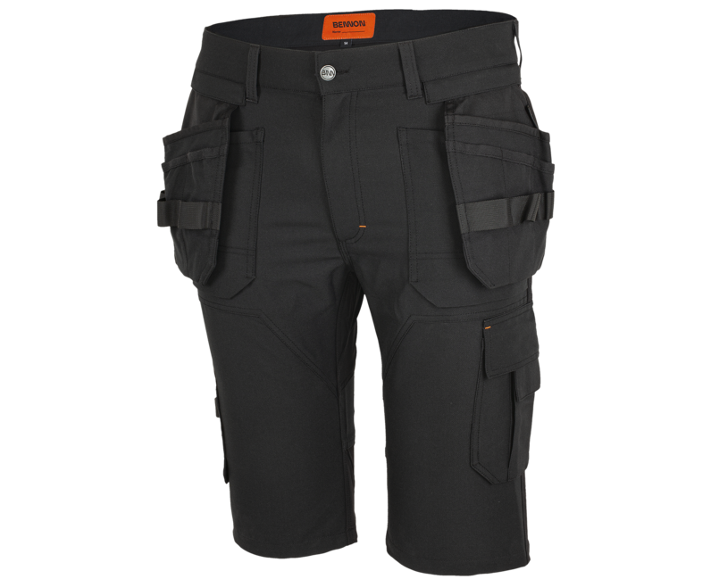 BENNON Erebos pantaloncini da lavoro, nero