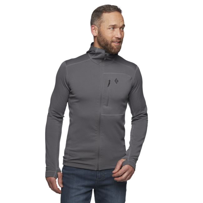 Black Diamond Coefficient felpa da uomo, granito