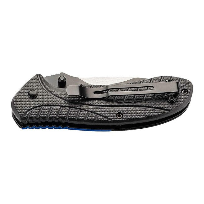 Herbertz Coltello a una mano 8,6 cm, nero-blu