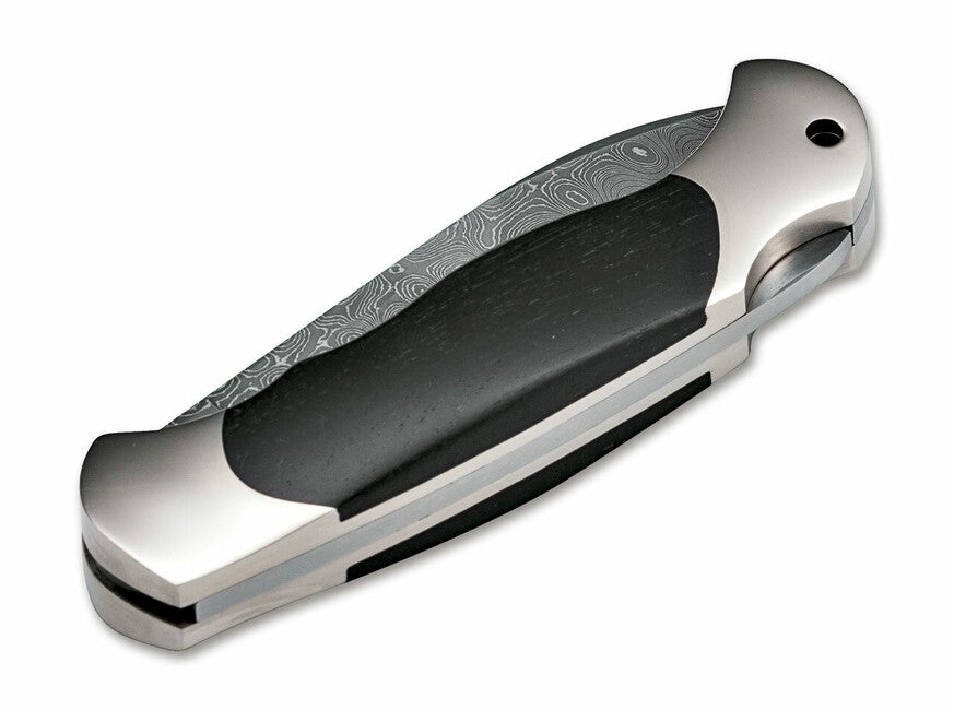 Böker Scout Spearpoint coltello da tasca 7,9 cm, damasco, legno