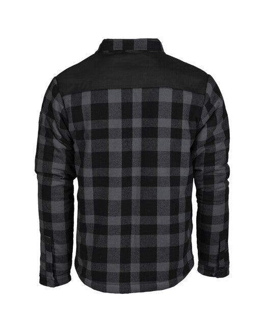 Mil-Tec Lumber giacca isolante, nero/grigio