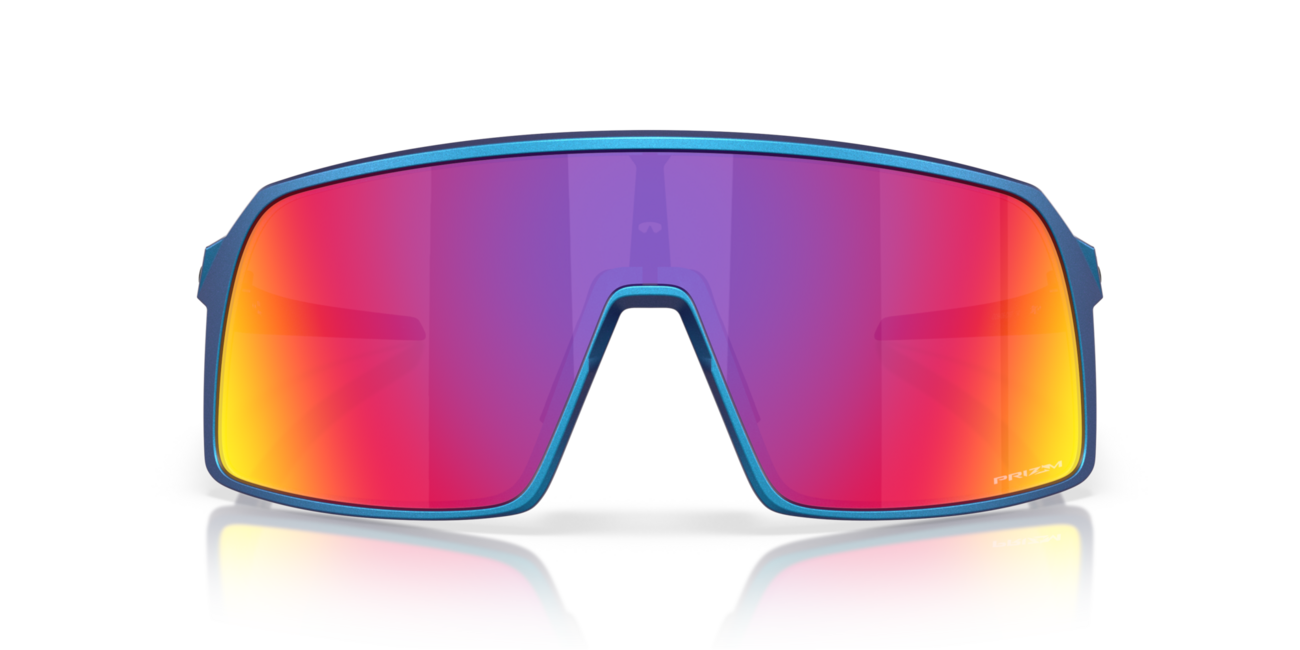 Oakley Sutro occhiali da sole con telaio Matte Cyan/Blue Colorshift e con le diapositive Prizm Road , steel