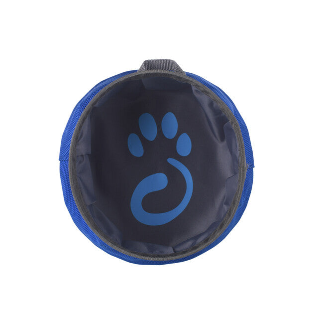 Mountain Paws Ciotola per cani pieghevole S, blu