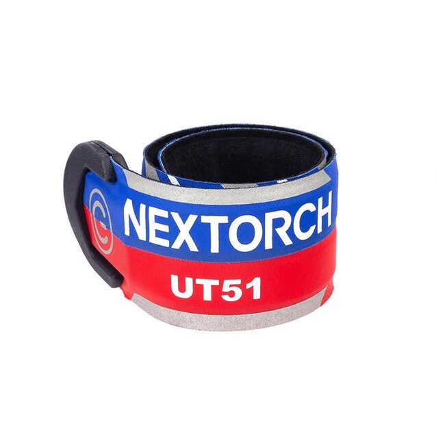 NexTorch UT51 cintura di sicurezza lampeggiante, rosso-blu