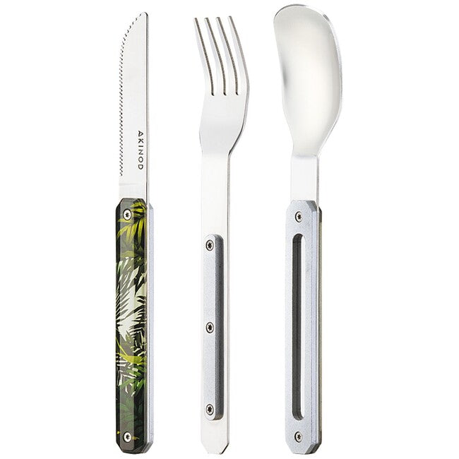 Akinod A01M00018 set di posate 12h34, jungle