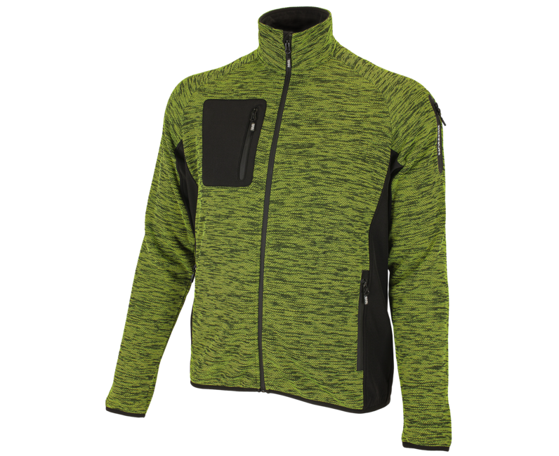 BENNON Altos felpa con zip, gialla