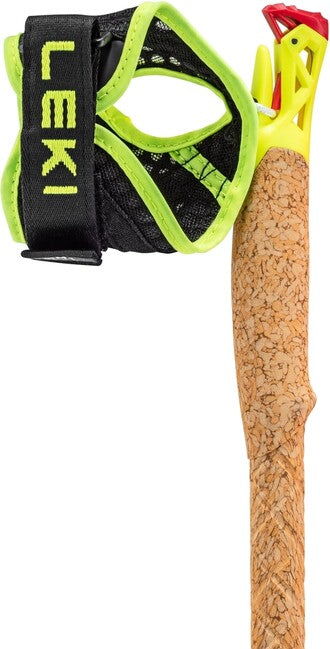 Leki Ultratrail FX.One bastoncini da trail running, rosa neon-nero-giallo neon