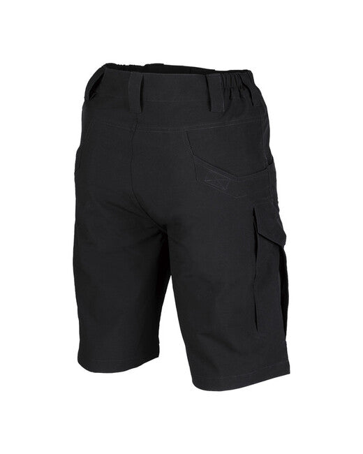 Mil-Tec Assault pantaloni corti elastici, neri