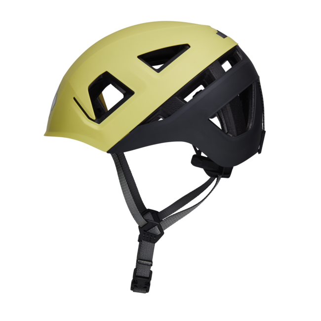 Black Diamond Capitan casco da arrampicata, lemon grass-nero