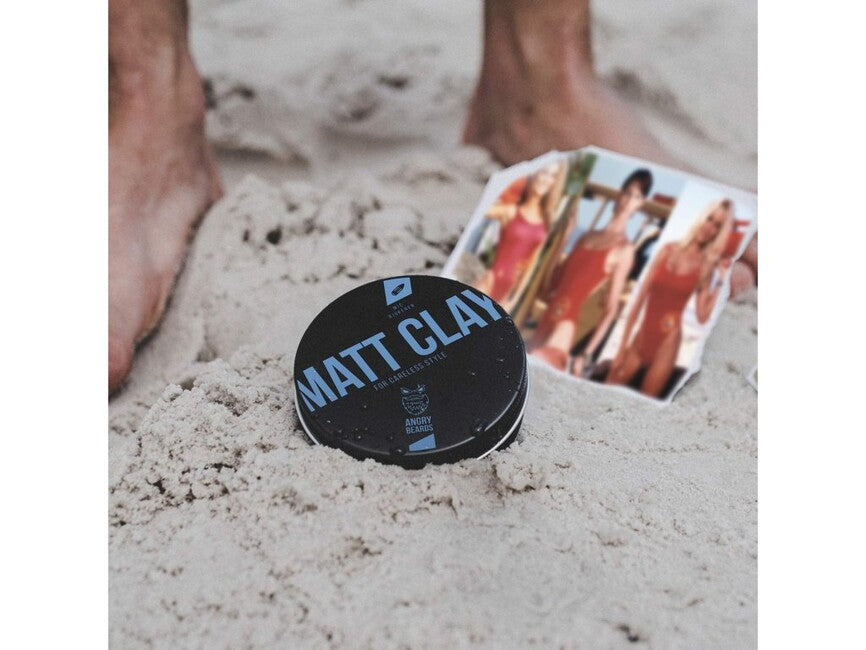 ANGRY BEARDS White Hair Clay Mitch Bjukenen 100g