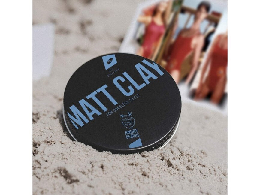 ANGRY BEARDS White Hair Clay Mitch Bjukenen 100g