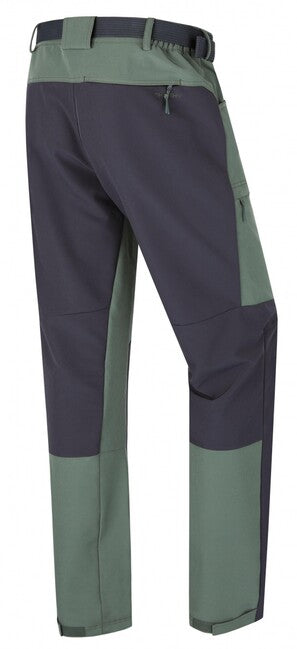 Husky Keiry pantaloni outdoor da uomo, verde/antracite
