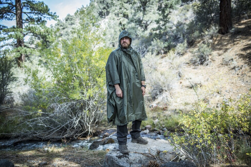 Helikon-Tex U.S. Modello poncho, verde taiga