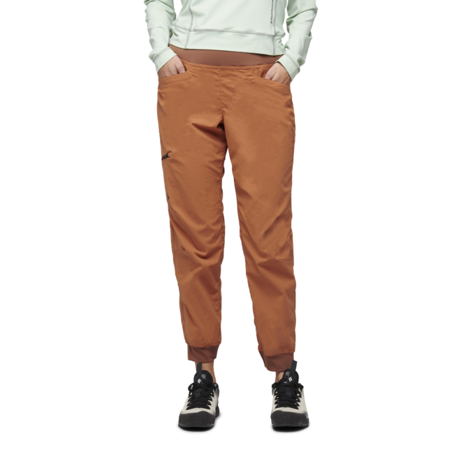 Black Diamond Pantaloni da jogging tecnici da donna, marroni moab