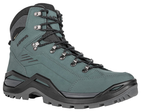 LOWA Renegade EVO GTX MID men's trekking shoes, smoke green/grey