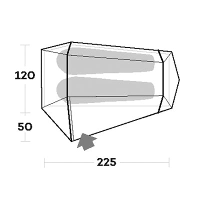 Ferrino Lightent Pro tenda per 2 persone, oliva