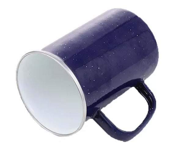 Origin Outdoors Tazza smaltata 550 ml lunga, blu