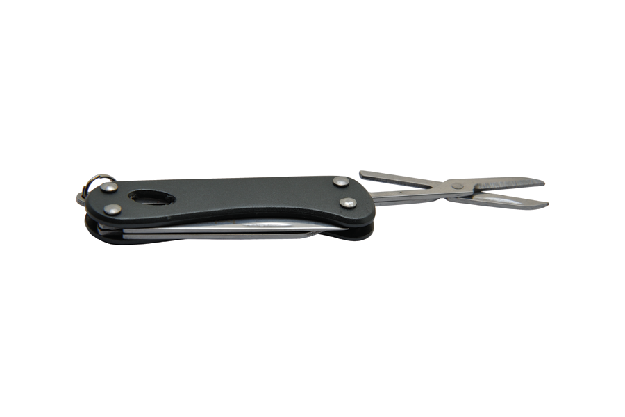 Baladeo ECO170 coltello multifunzione Barrow, 5 funzioni, legno zebrato