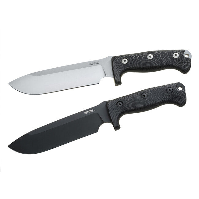 Lionsteel M7 pugnale per avventurieri con lama nera, mb