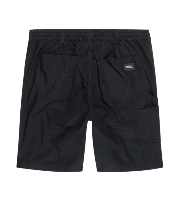 Vintage Industries Worker pantaloncini cargo, nero
