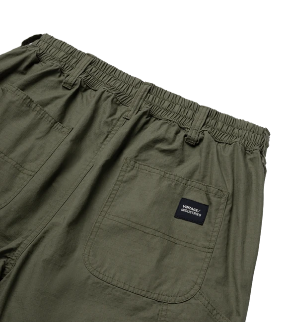 Vintage Industries Worker pantaloncini cargo, olive drab