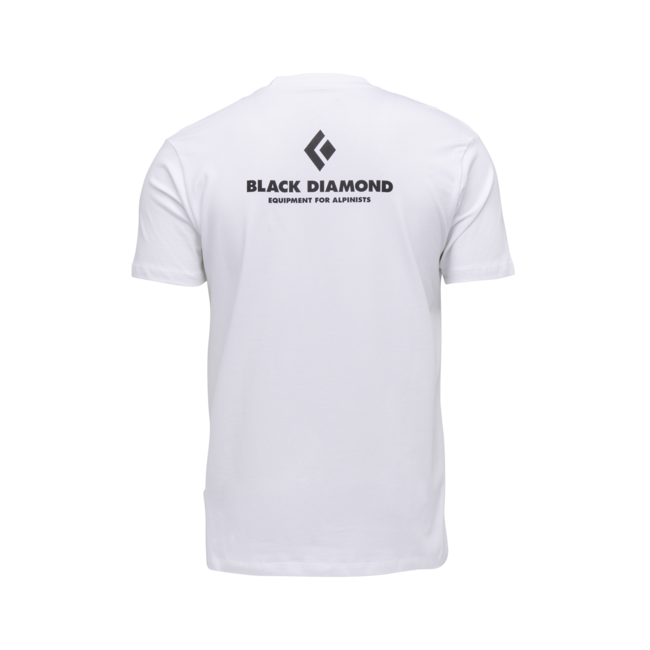 Black Diamond Equipment For Alpinist maglietta a manica corta, bianco