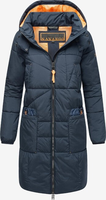 Navahoo Bliblablubb giacca invernale da donna con cappuccio, blu navy