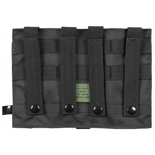 MFH Fondina Triple MOLLE, nera