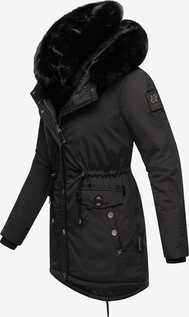 Navahoo Sweety Deluxe parka invernale da donna, nero
