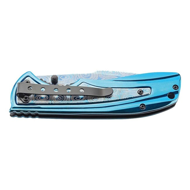 Herbertz a una mano coltello 8,6 cm, aspetto damasco