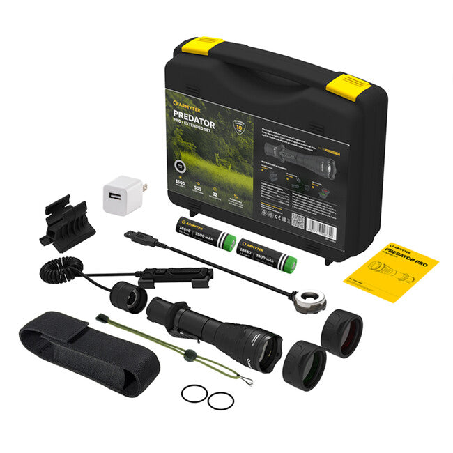 ArmyTek Predator Pro Magnet USB Set tattico esteso, bianco caldo